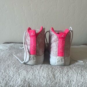 Jordan Pink and White High-Tops